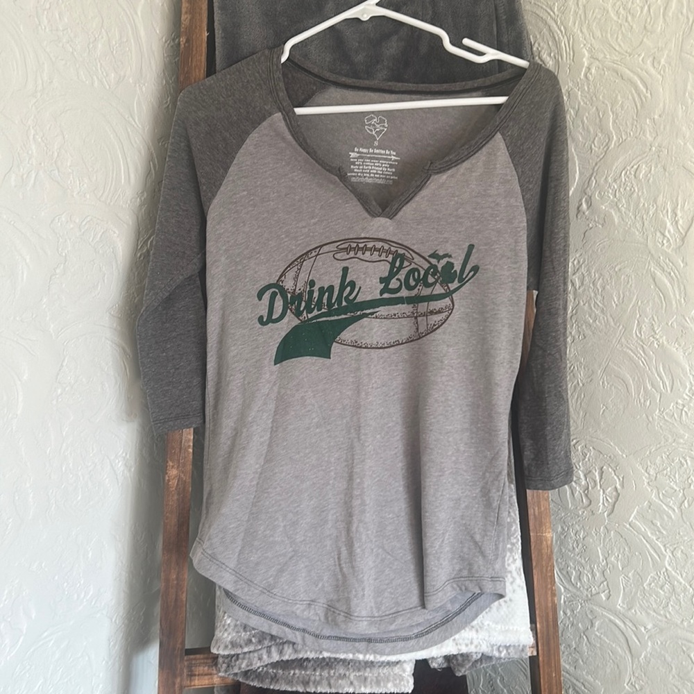 3/4 drink local Michigan shirt